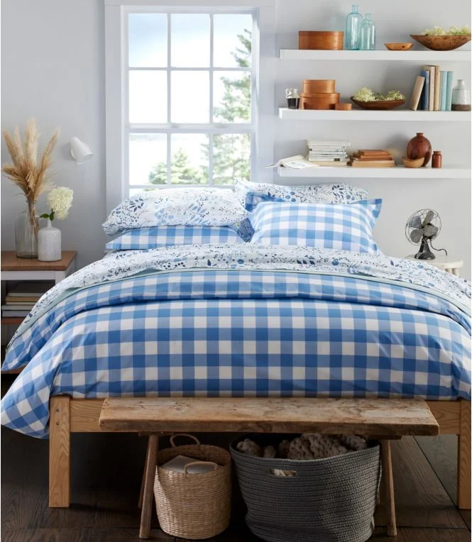 280-Thread-Count Pima Cotton Percale Pillowcases, Print, Set of Two - Image 5