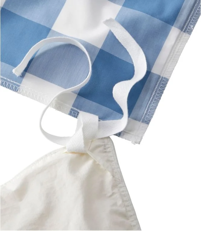 280-Thread-Count Pima Percale Comforter Cover Collection, Check - Image 3