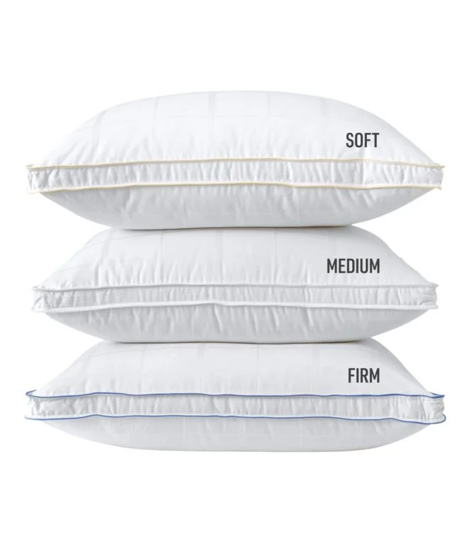700-Fill-Power Sateen White Goose Down Pillow - Image 3