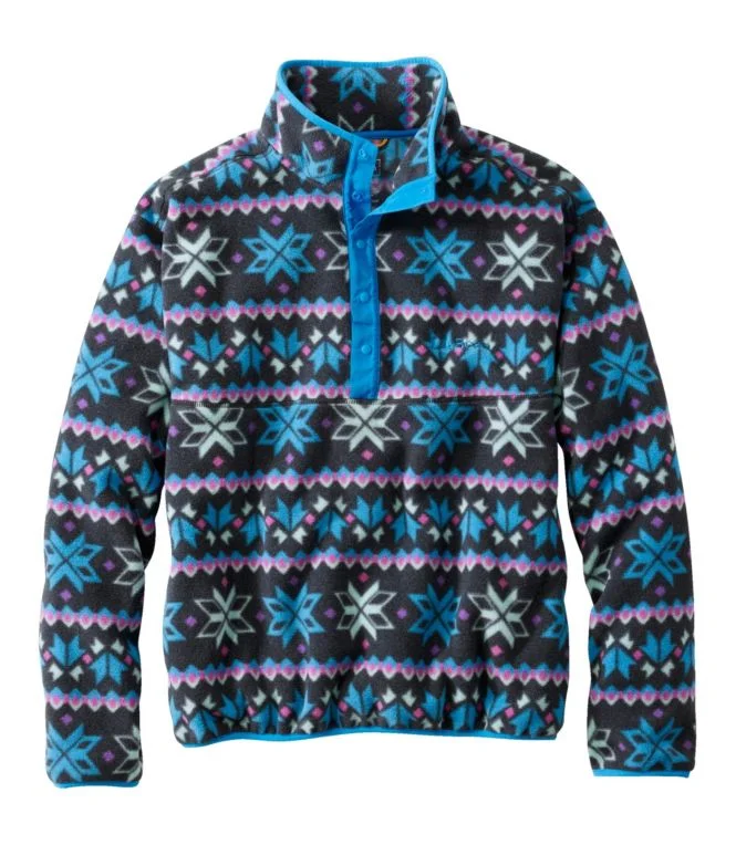 Adults'' Bean''s Classic Fleece Pullover, Print - Image 6