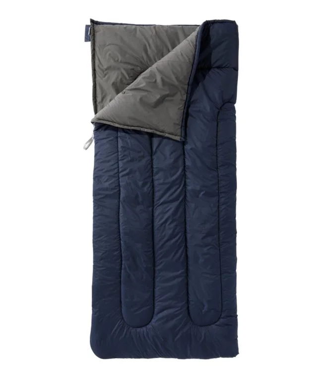 Adults'' Camp Sleeping Bag, Cotton-Blend-Lined 40°F
