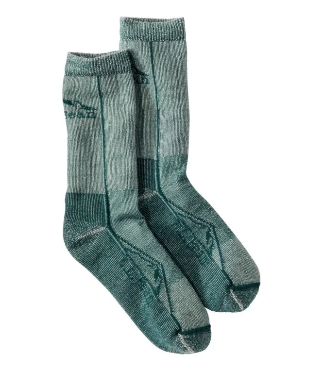 Adults'' Cresta Wool Lightweight Hiking Socks, Crew