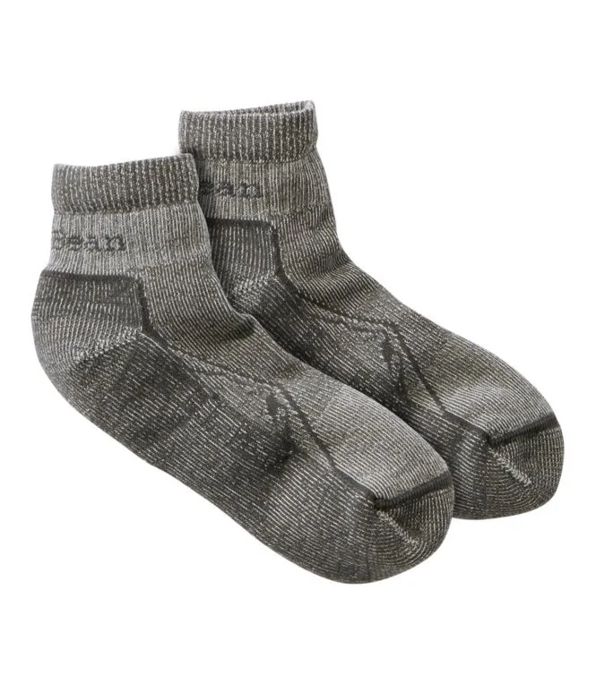 Adults'' Cresta Wool Lightweight Hiking Socks, Quarter-Crew - Image 5