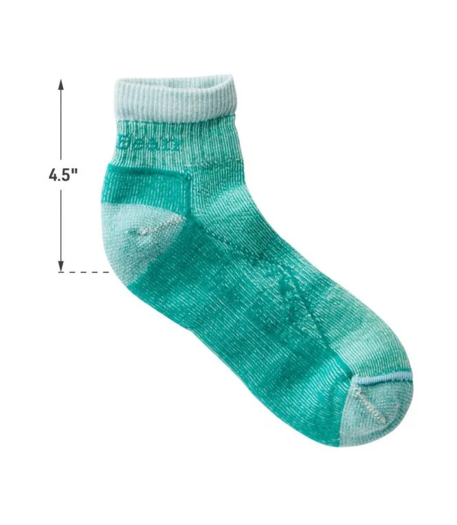 Adults'' Cresta Wool Lightweight Hiking Socks, Quarter-Crew - Image 3