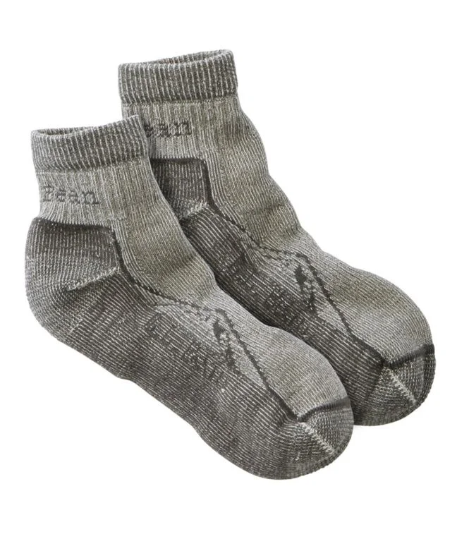 Adults'' Cresta Wool Midweight Hiking Socks, Quarter-Crew - Image 4