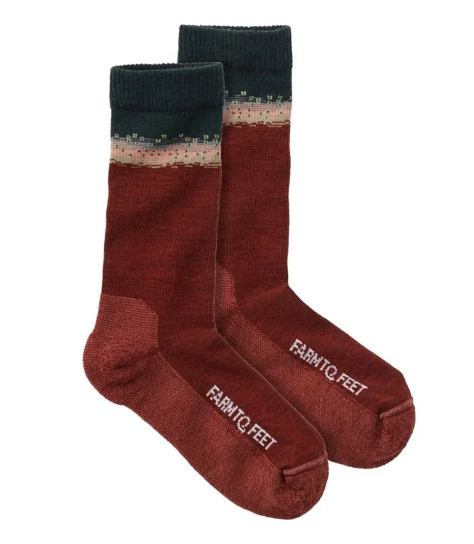 Adults'' Farm to Feet Missoula Crew Socks, Light Cushion