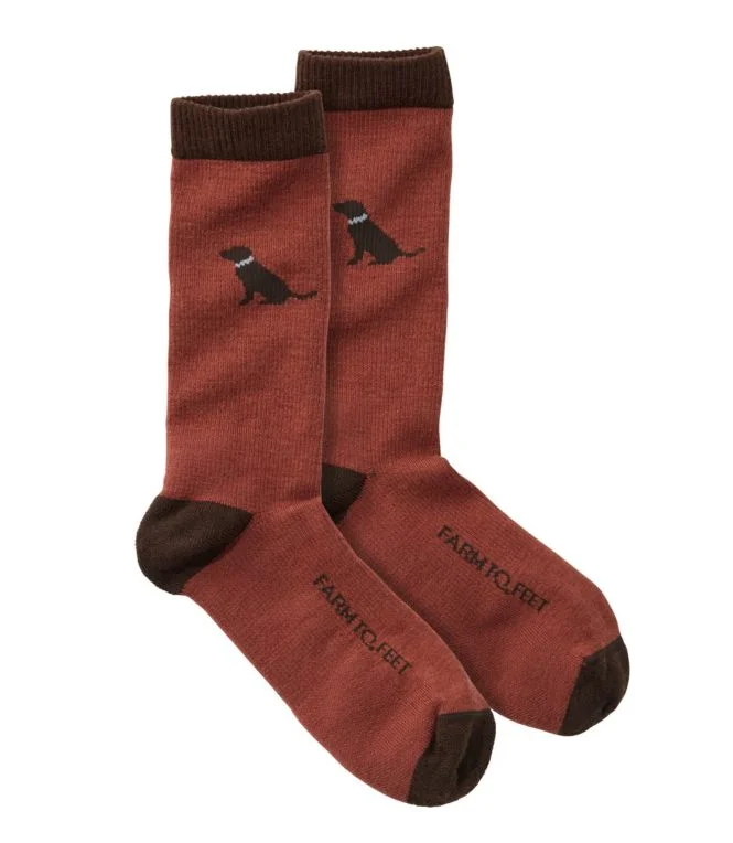 Adults'' Farm to Feet Sunderland Crew Socks, Light Cushion