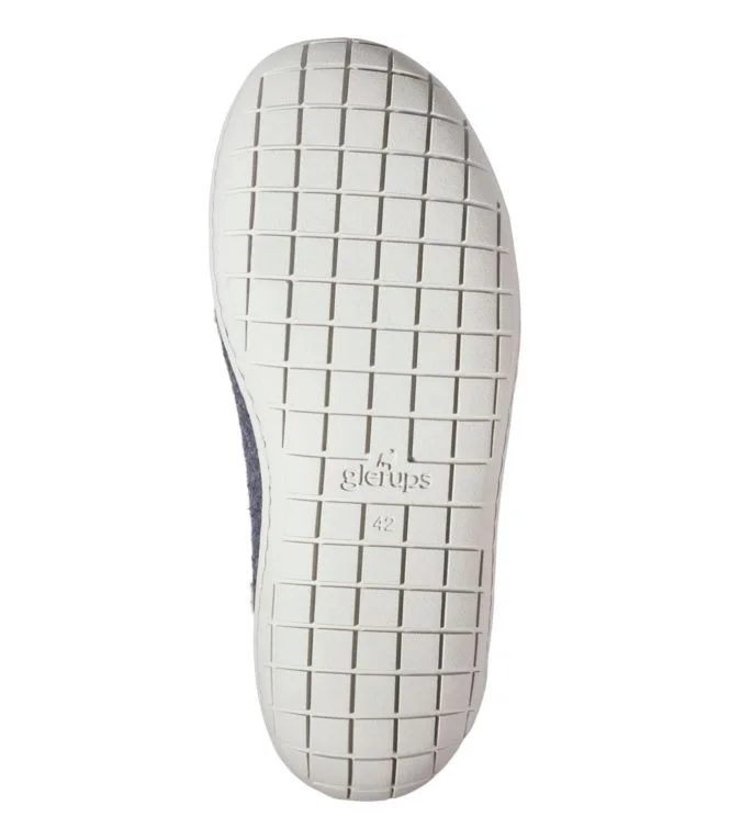 Adults'' Glerups Wool Slippers, Open Heel Rubber Outsoles - Image 5