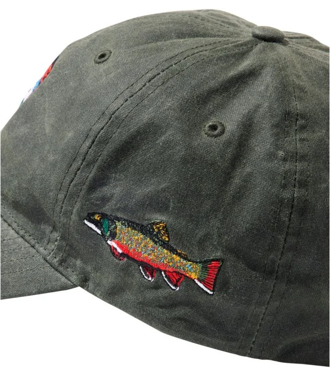 Adults'' MIF&W Waxcloth Hat, Brook Trout - Image 4