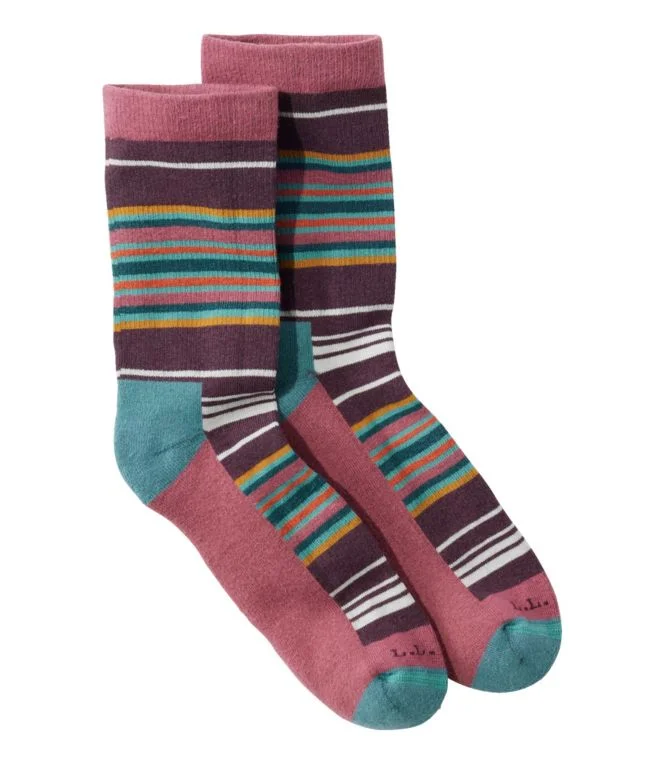 Adults'' Wicked Soft Cotton Socks, Multi Stripe