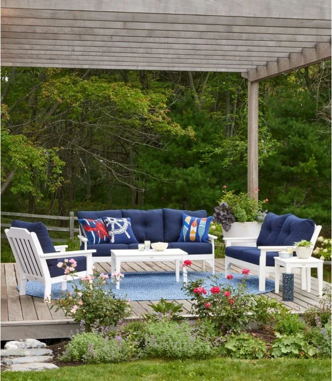 All-Weather 6-Piece Patio Set with Textured Cushions - Image 5