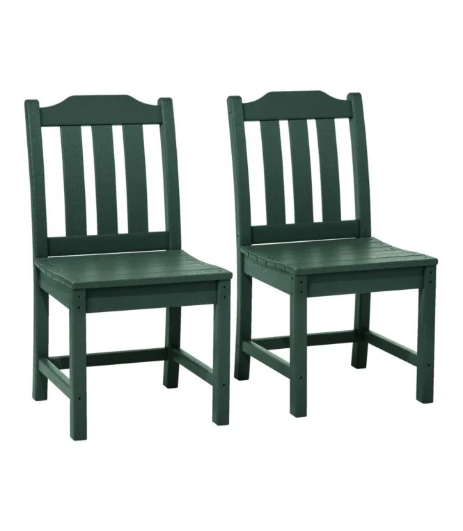 Alternative view of All-Weather Armless Chair, Set of Two