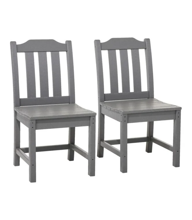 All-Weather Armless Chair, Set of Two - Image 6