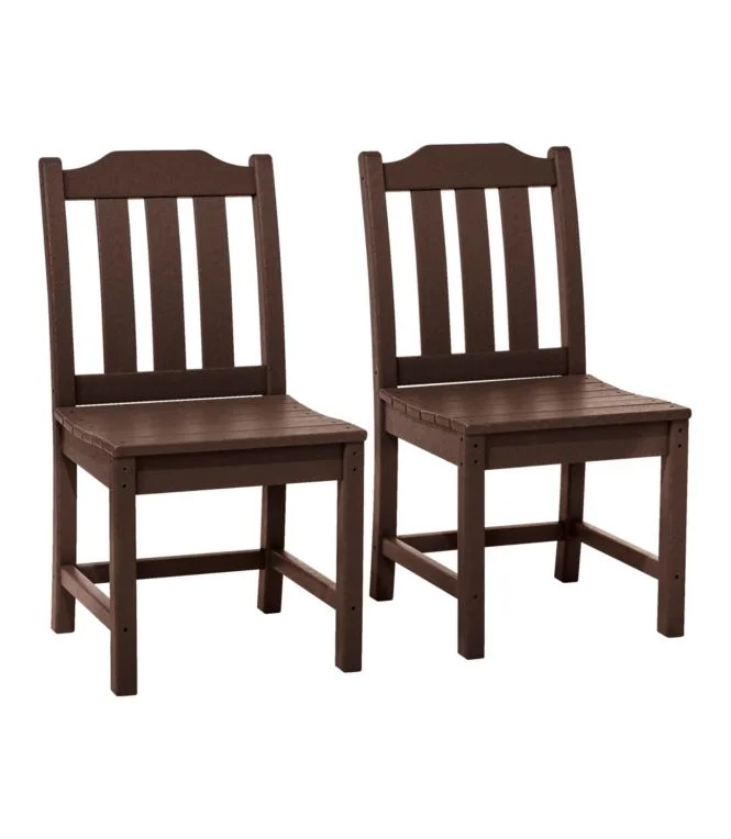 All-Weather Armless Chair, Set of Two - Image 5