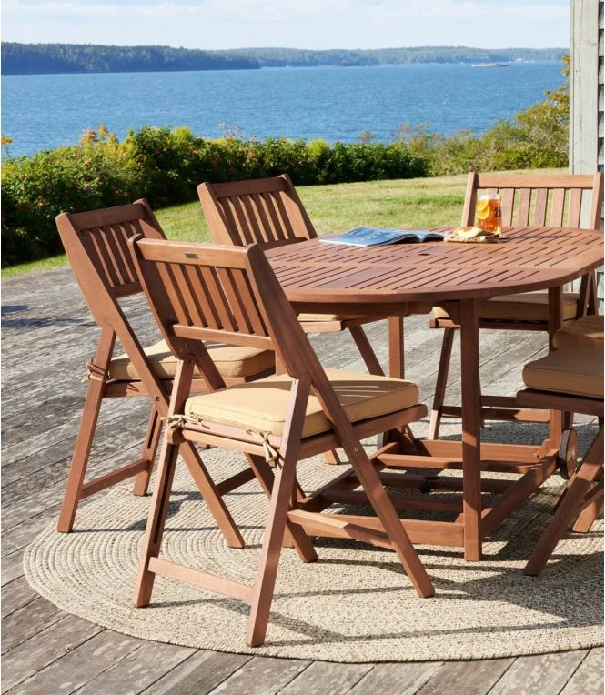 All-Weather Braided Rug, Concentric Pattern Oval - Image 6