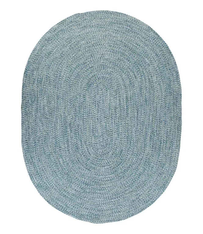 All-Weather Braided Rug, Concentric Pattern Oval - Image 8