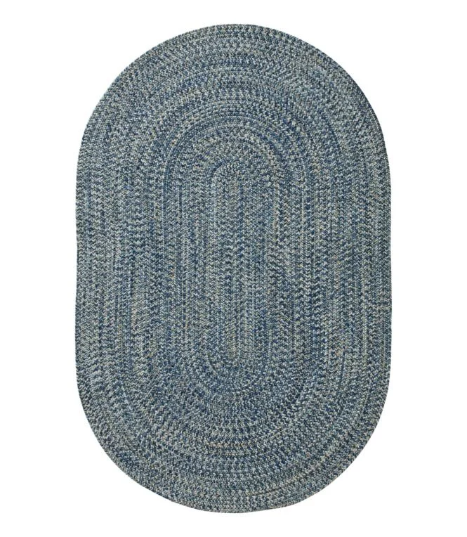 Alternative view of All-Weather Braided Rug, Concentric Pattern Oval