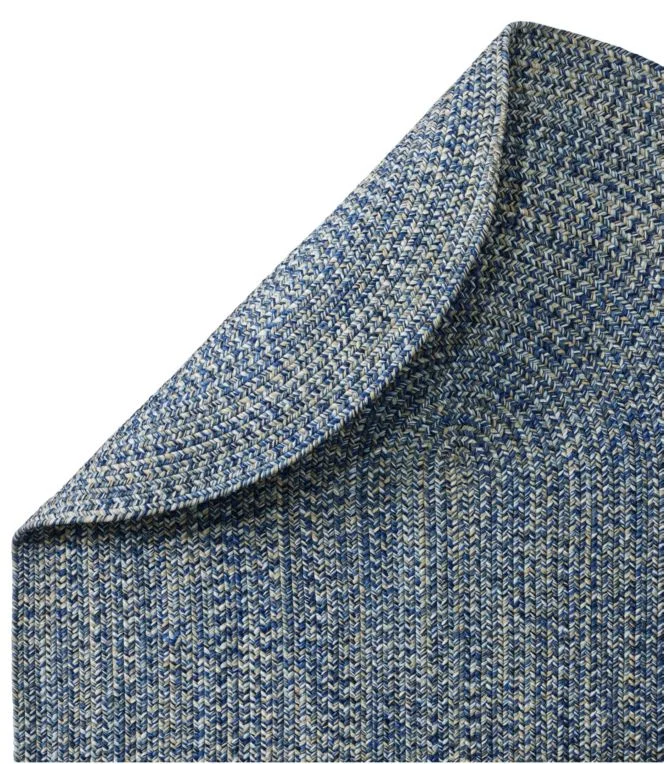 All-Weather Braided Rug, Concentric Pattern Oval - Image 3