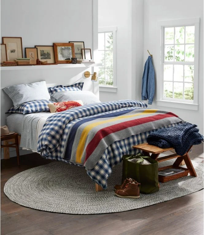 All-Weather Braided Rug, Concentric Pattern Oval - Image 4