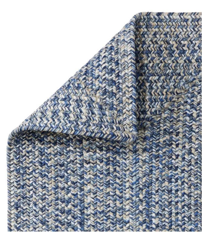 Alternative view of All-Weather Braided Runner, Concentric Pattern Rectangular