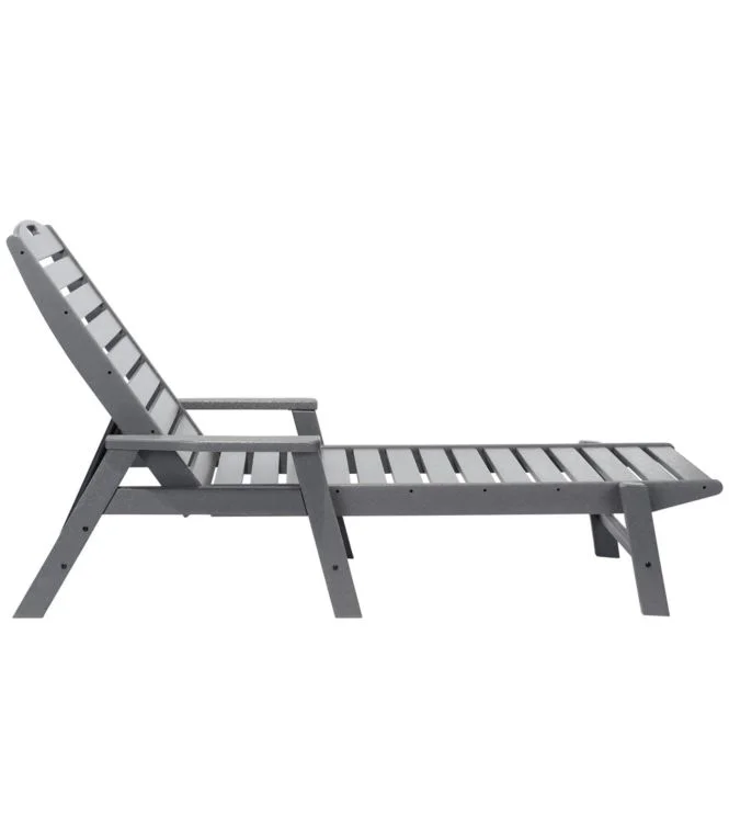 All-Weather Chaise Lounger with Arms - Image 4