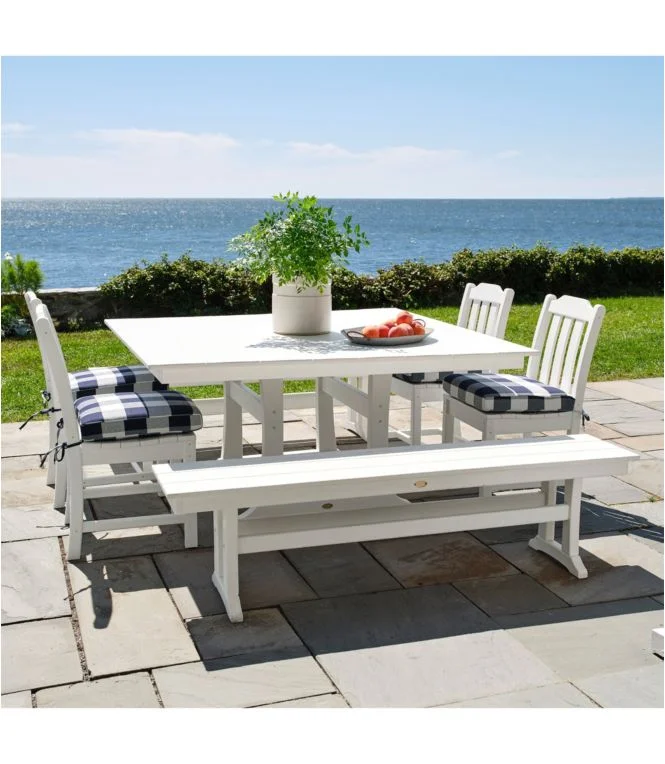 All-Weather Farmhouse Table, Square, 8-Person - Image 4