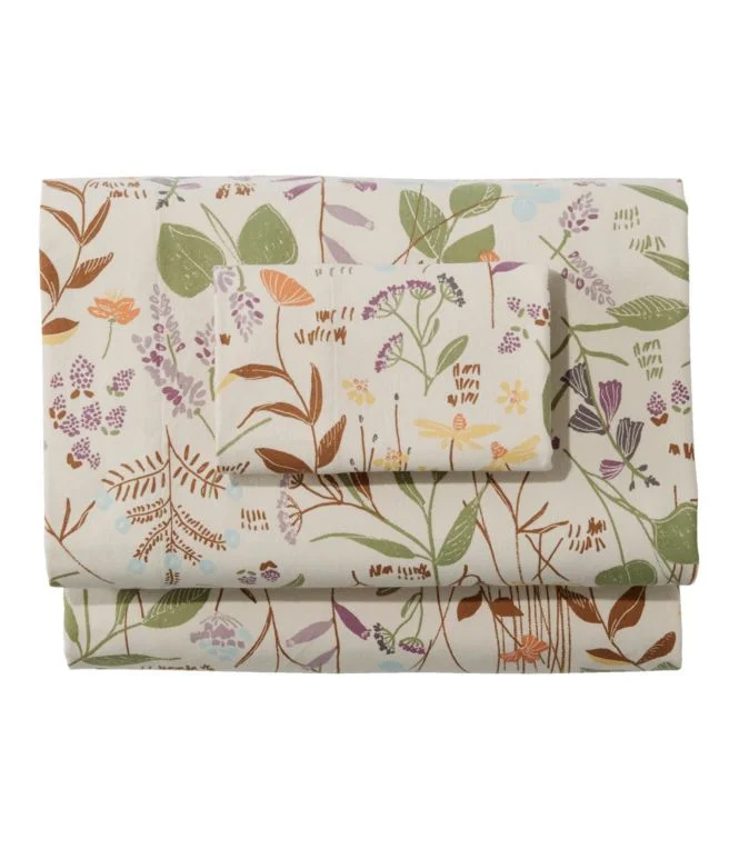 Alternative view of Birch Floral Flannel Sheet Collection