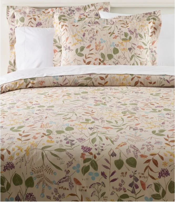 Alternative view of Birch Floral Percale Comforter Cover Collection