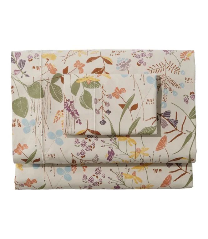 Alternative view of Birch Floral Percale Sheet Collection