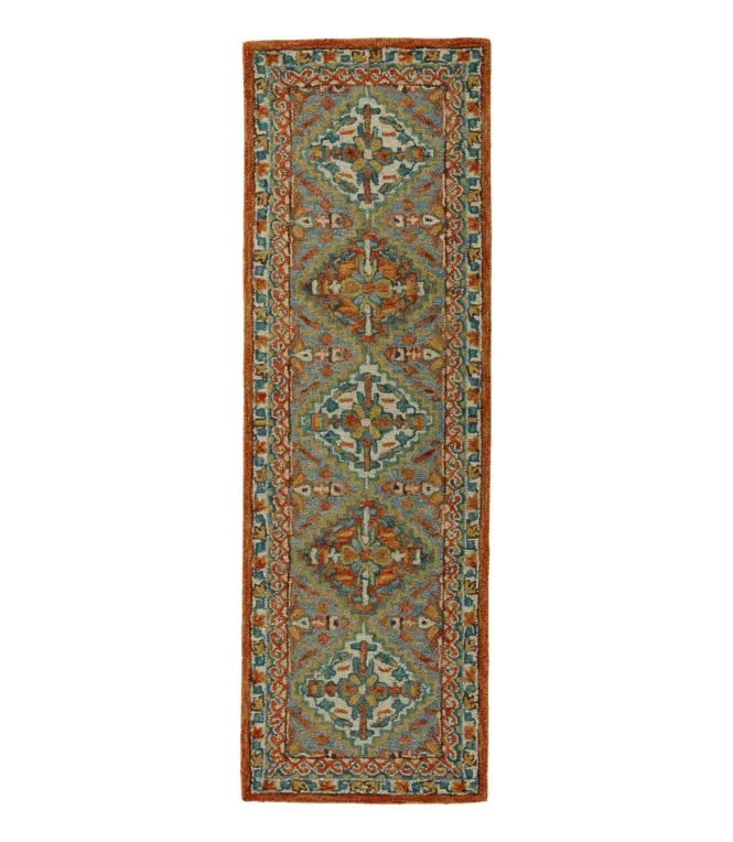 Alternative view of Bordered Medallion Wool Tufted Runner