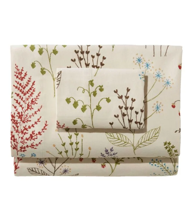 Alternative view of Botanical Floral Flannel Sheet Collection