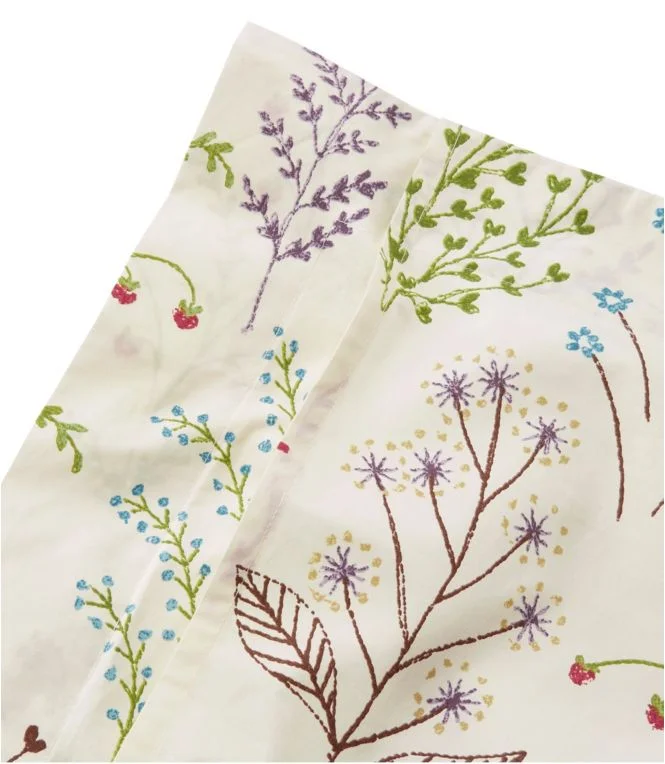 Botanical Floral Percale Comforter Cover Collection - Image 4