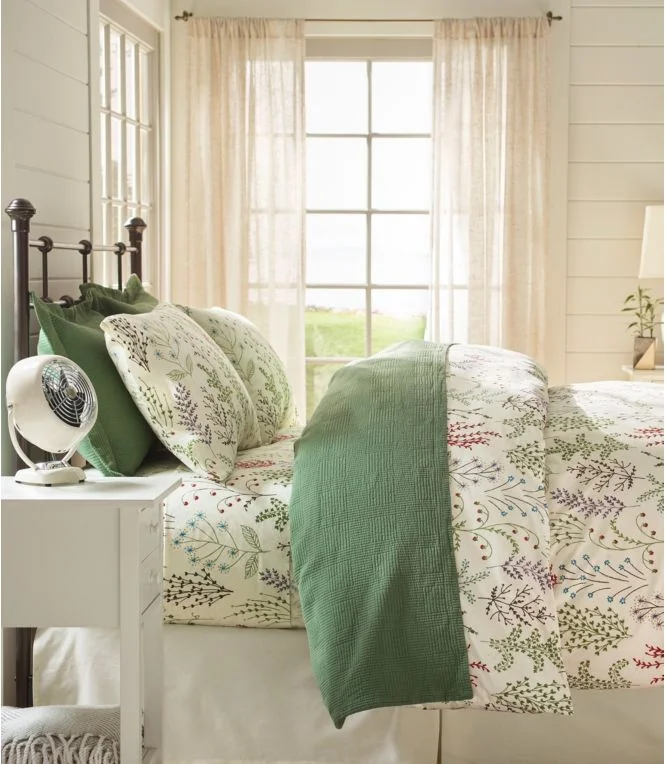 Botanical Floral Percale Comforter Cover Collection - Image 5