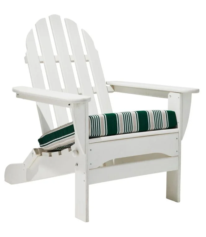 Alternative view of Casco Bay Adirondack Chair Seat Cushion, Stripe