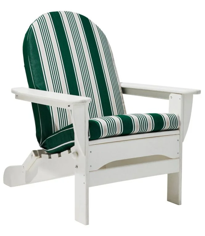 Alternative view of Casco Bay Adirondack Chair Seat and Back Cushion, Stripe