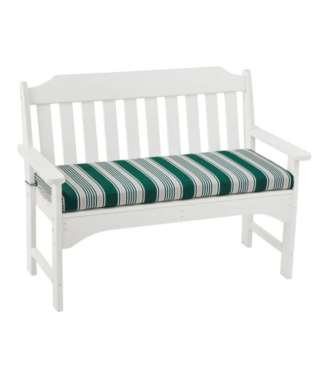 Alternative view of Casco Bay All-Weather Bench Cushion, Stripe
