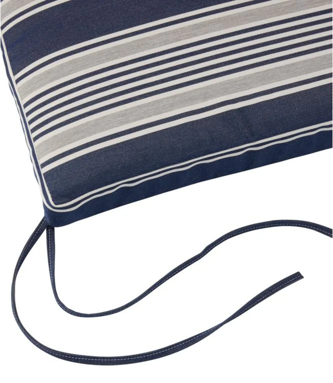 Casco Bay Cushion for All-Weather Armless/Folding Chair, Stripe - Image 5