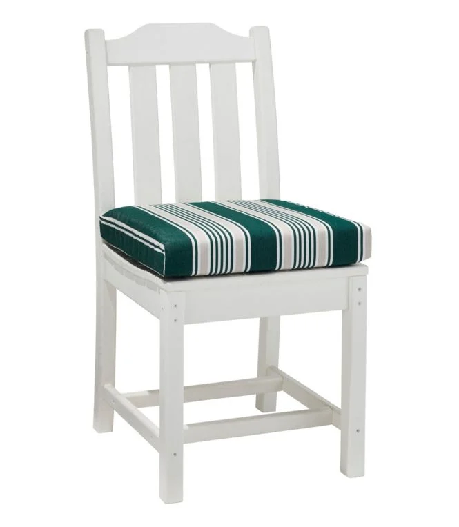 Alternative view of Casco Bay Cushion for All-Weather Armless/Folding Chair, Stripe