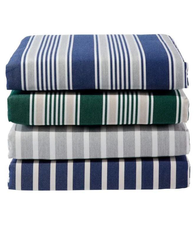 Casco Bay Cushion for All-Weather Armless/Folding Chair, Stripe - Image 6