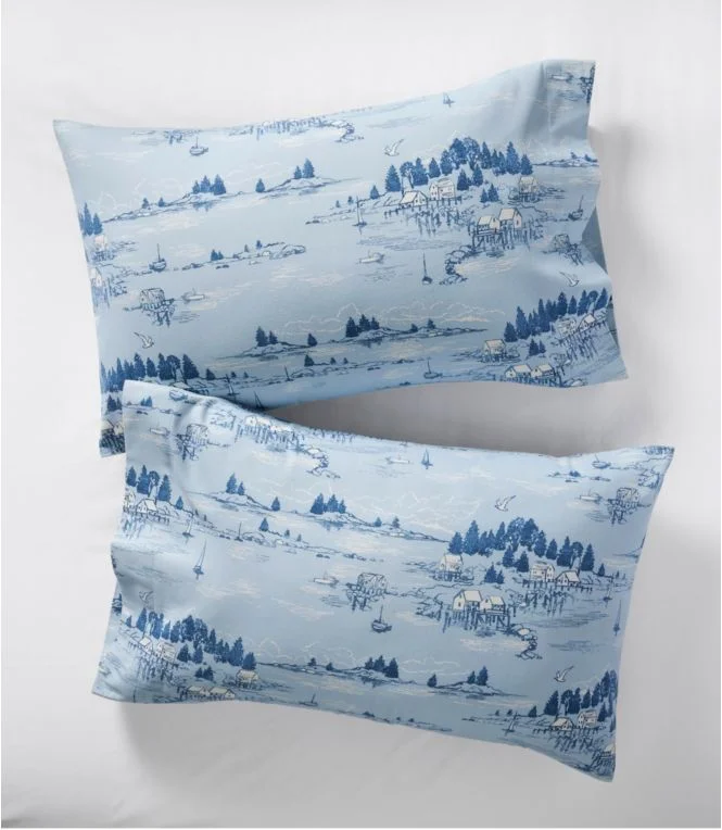 Coastal Landscape Flannel Sheet Collection - Image 4