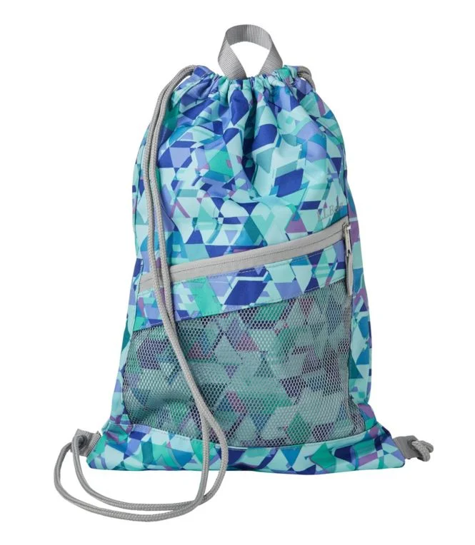 Alternative view of Drawstring Cinch Pack, 12L, Print