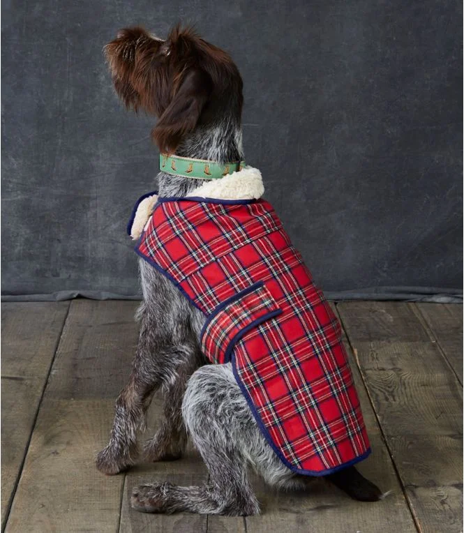 Flannel Sherpa Dog Vest - Image 3