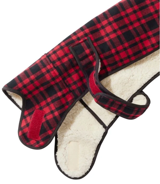 Flannel Sherpa Dog Vest - Image 4