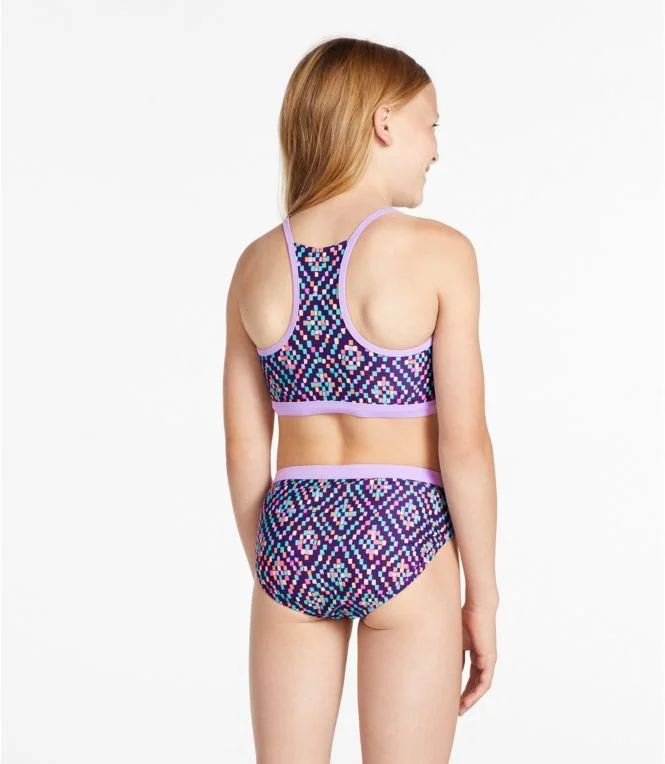 Alternative view of Girls'' Watersports Swimwear, Crop-Top Bikini Set