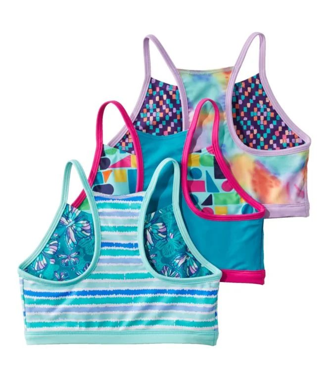 Girls'' Watersports Swimwear, Crop-Top Bikini Set - Image 3