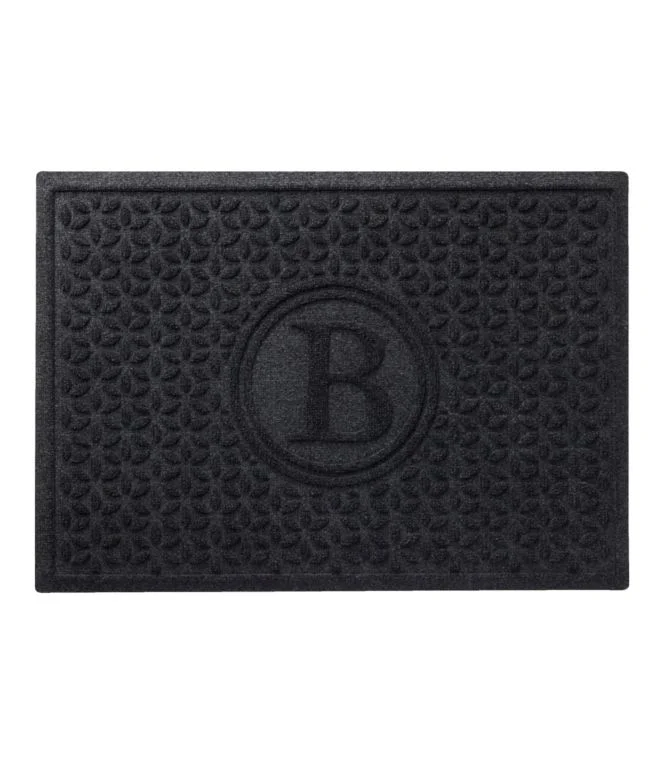 Heavyweight Recycled Waterhog Doormat, Blooming Circles, Personalized