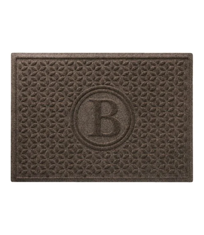 Heavyweight Recycled Waterhog Doormat, Blooming Circles, Personalized - Image 6