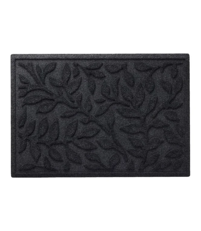 Heavyweight Recycled Waterhog Doormat, Woodland Leaf