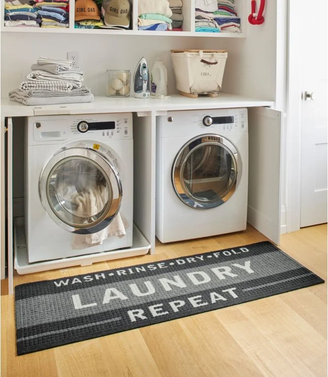 Heavyweight Recycled Waterhog Laundry Room Mat Runner - Image 5