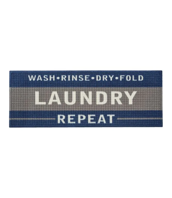 Heavyweight Recycled Waterhog Laundry Room Mat Runner - Image 6